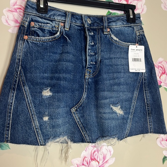 Free People Mini Skirt X-2 - Picture 7 of 7